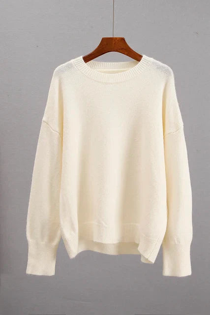 Elegante dames trui van puur kasjmier, luxe mode voor een stijlvolle uitstraling.