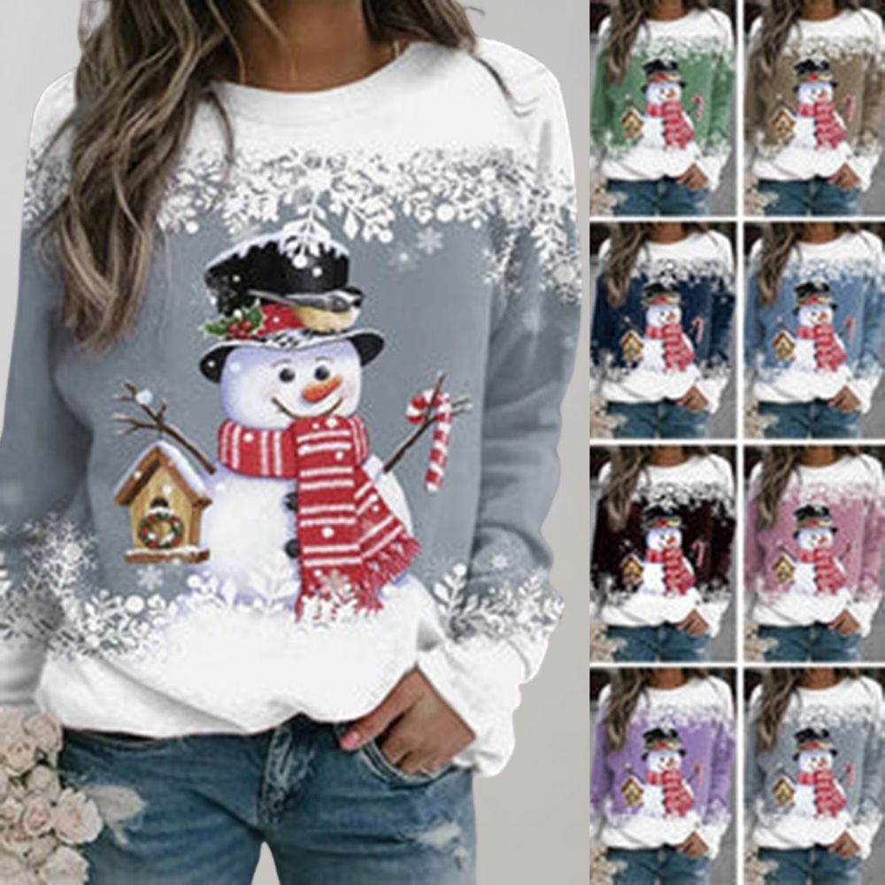 Veelzijdige dames wintertrui, comfortabel en warm, ideaal als kersttrui.