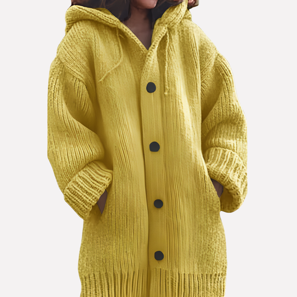Stijlvol grijs dames hoodie vest met lange snit, ideaal voor een gelaagde look.