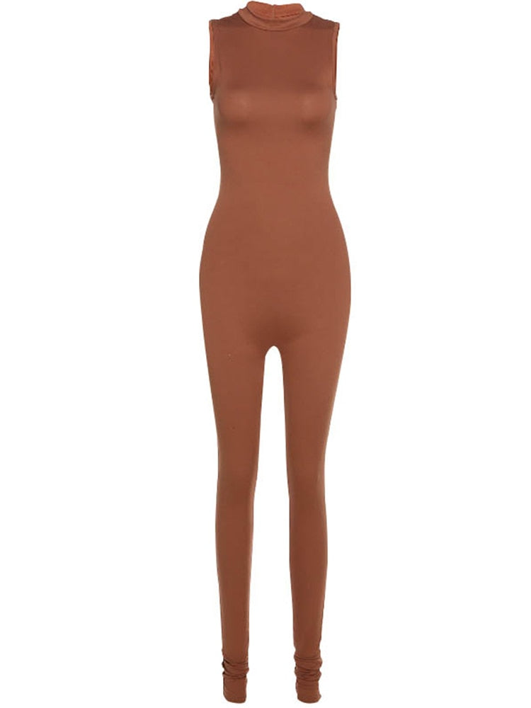 Skinny fit dames sport jumpsuit, lange mouwen. Maximaliseer comfort en stijl tijdens je workout.