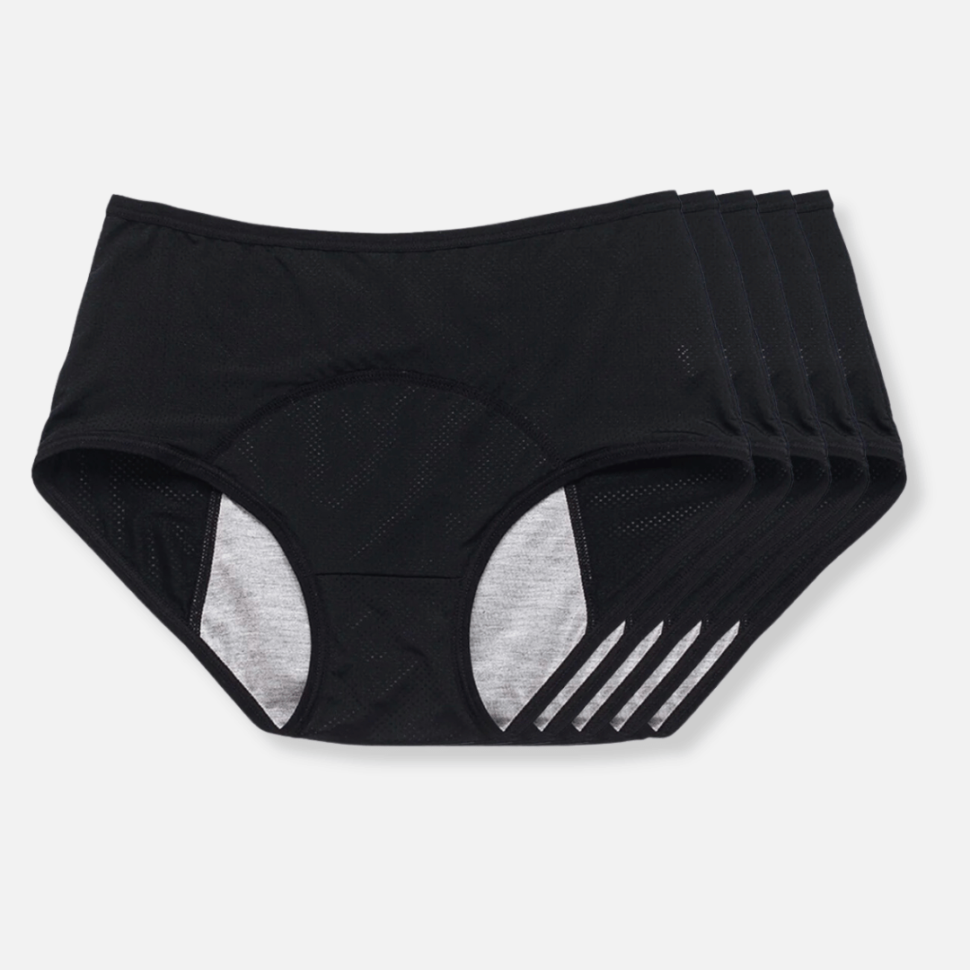 Absorberend gedeelte van de lekvrije Aurora dames slip, ontworpen voor optimale bescherming.