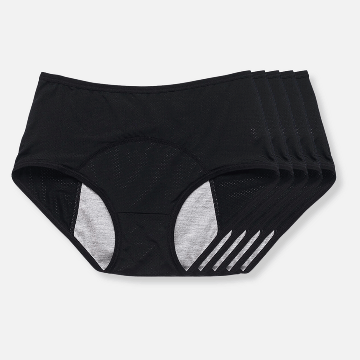 Absorberend gedeelte van de lekvrije Aurora dames slip, ontworpen voor optimale bescherming.