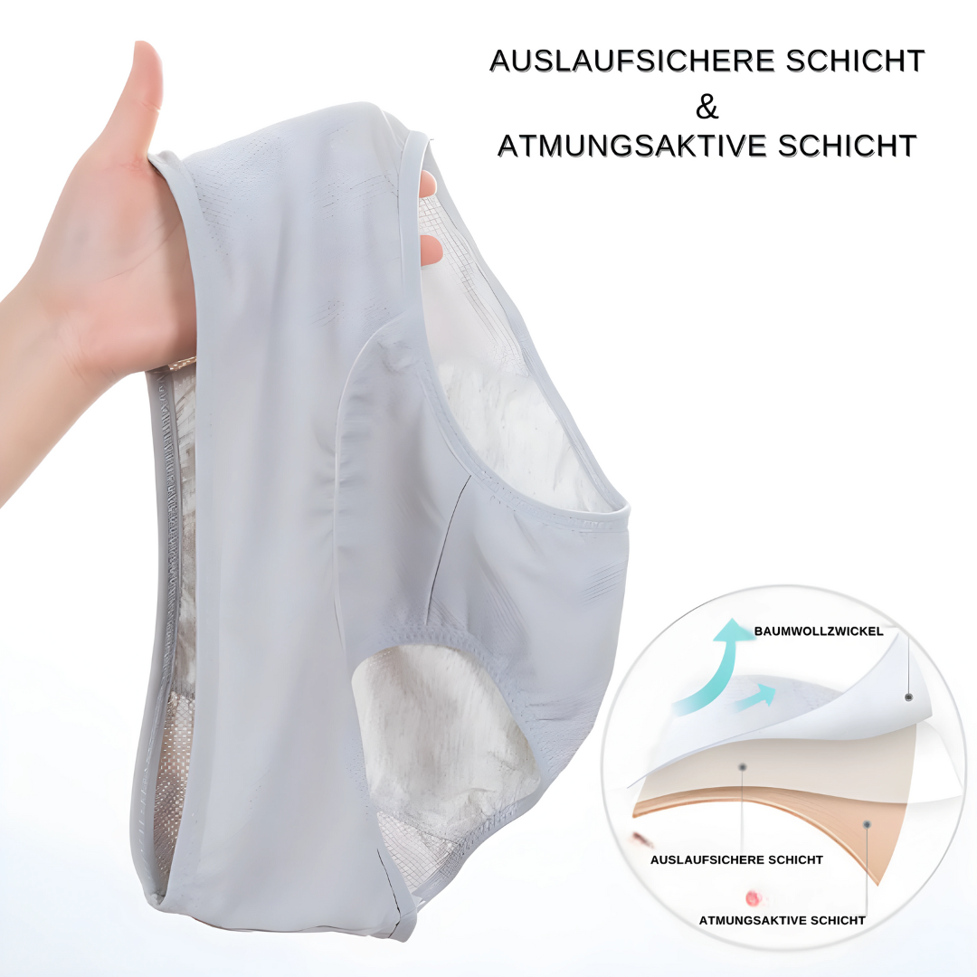 Set van meerdere Aurora lekvrije dames slipjes in diverse kleuren voor dagelijks gebruiksgemak.