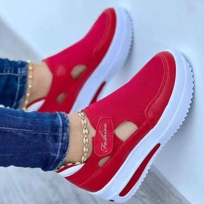 Lichtgewicht dames zomersneakers Liana, ademend mesh voor een frisse casual look en comfortabel wandelen.