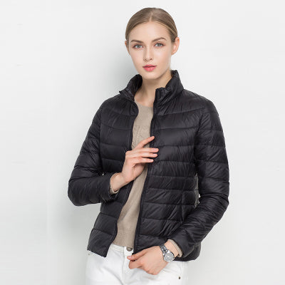 City Elegance dames donsjack, warm en licht voor een chique winterlook.
