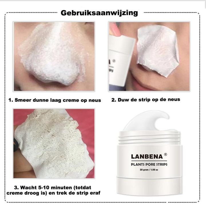 ClearSkin™ zwart peel-off mee-eter masker voor dames. Dieptereiniging van poriën voor een schone huid.