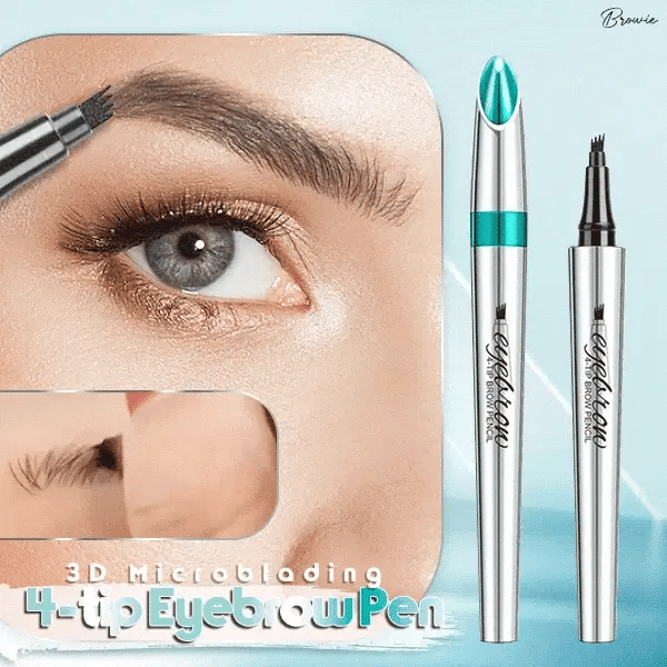 Dames microblading wenkbrauwpen voor natuurlijke, langhoudende wenkbrauwen. Waterbestendige make-up.