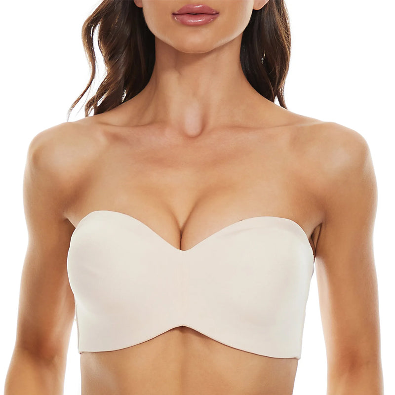 Comfortabele strapless bandeau bh voor dames, naadloos en ondersteunend onder elke outfit.