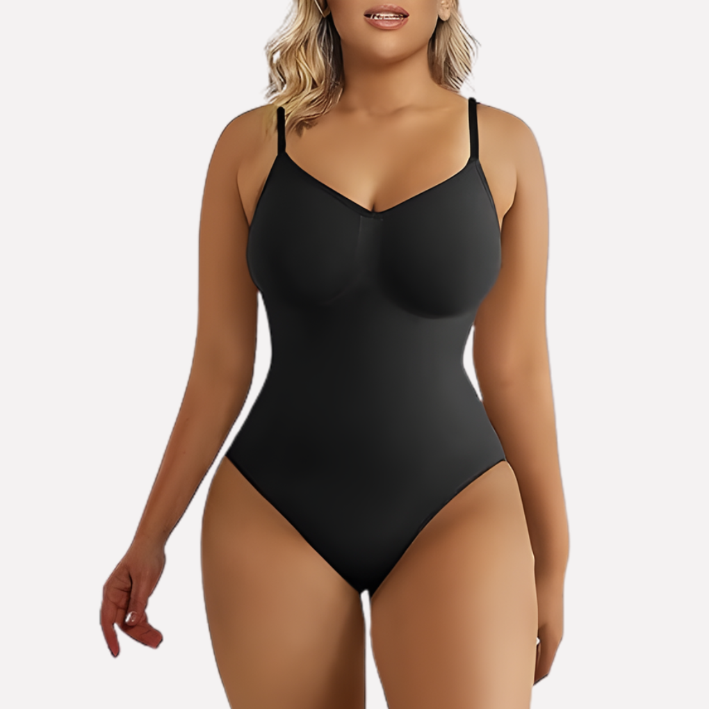 Dames naadloze bodysuit, ideaal als gladmakende onderlaag voor elke outfit. Comfortabel en veelzijdig.
