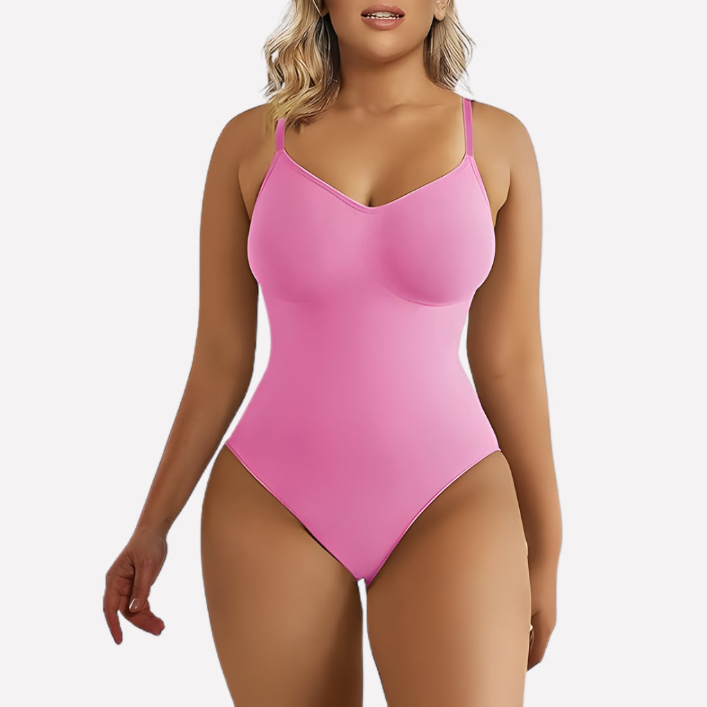 Comfortabele naadloze shapewear bodysuit voor vrouwen, gladmakend en met stretch voor een perfecte pasvorm.