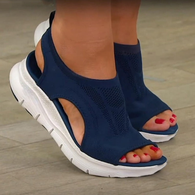 Dames NiceFeet orthopedische sandalen voor optimaal comfort, ideaal voor voetverzorging in de zomer.