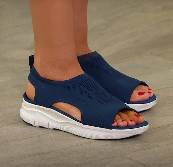 Lichtgewicht dames NiceFeet orthopedische sandalen met antislipzool voor veiligheid en comfort.
