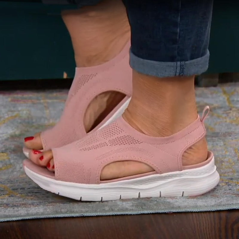 Stijlvolle dames NiceFeet sandalen, orthopedisch comfort gecombineerd met trendy zomerse mode.