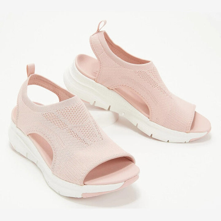 Zomerse dames orthopedische sandalen met optimale ondersteuning en comfort voor lange wandelingen.