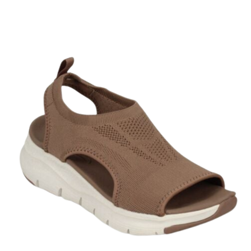 Dames Nova mesh plateausandalen, licht en ademend, perfect voor zomercomfort.