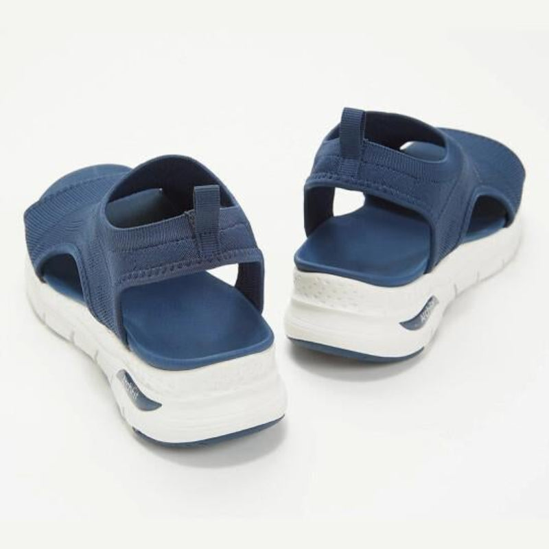 Lichtgewicht ademende mesh sandalen voor dames, Nova plateau design voor moeiteloos zomercomfort.