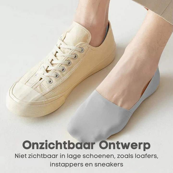 Dames onzichtbare anti-slip sokken voor comfort en schuifvrije pasvorm. Ideaal voor zomerse dagen.