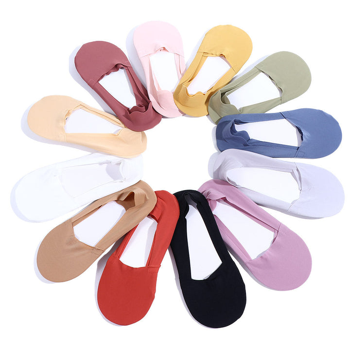 Duurzame onzichtbare anti-slip sokken voor dames, garandeert een schuifvrije en comfortabele ervaring.