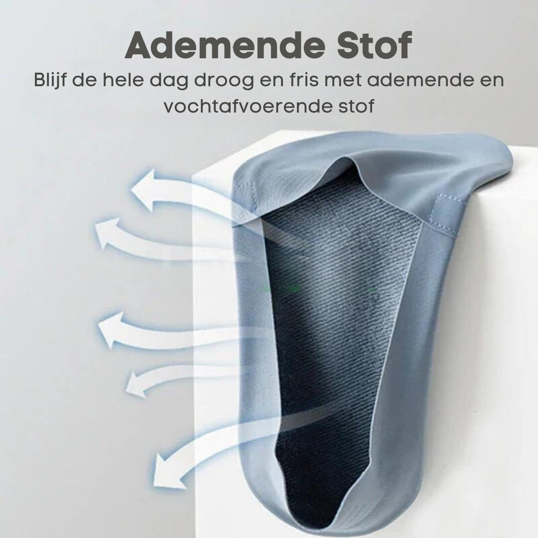 Dunne dames sneaker sokken met anti-slip zool en onzichtbaar design voor optimaal comfort.