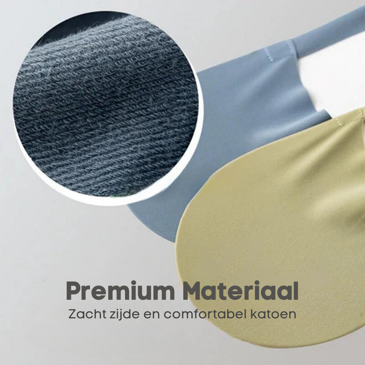 Schuifvrije ballerina sokken voor dames, onzichtbaar en comfortabel met siliconen hielgrip.