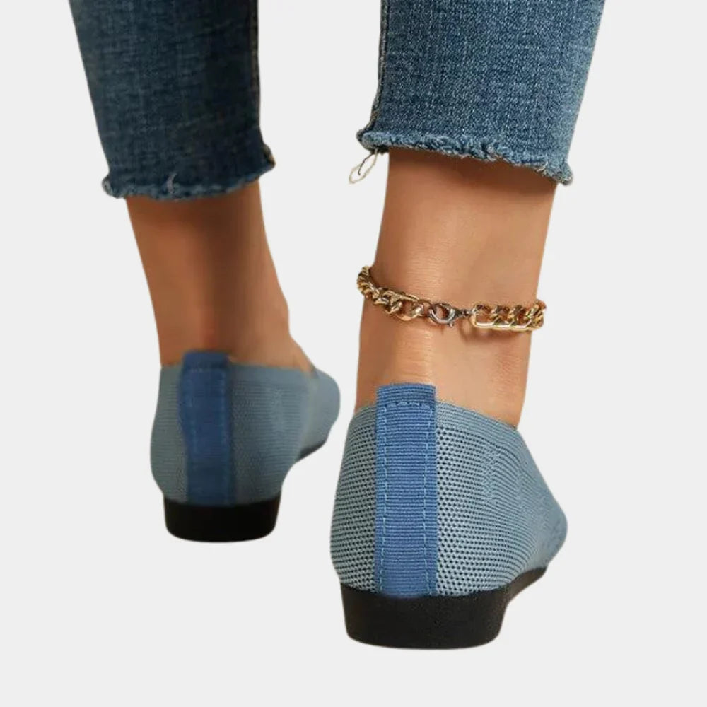 Ademende en lichtgewicht dames ballerina schoenen, orthopedisch comfort voor actieve vrouwen.