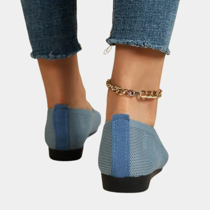 Ademende en lichtgewicht dames ballerina schoenen, orthopedisch comfort voor actieve vrouwen.