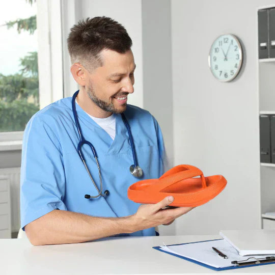 Dames orthopedische comfort flip-flops, ideaal voor voetondersteuning en pijnverlichting.