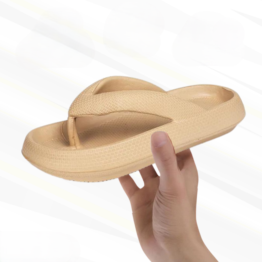 Perfecte zomerschoenen: lichtgewicht orthopedische flip-flops voor dames, met uitstekende voetondersteuning.
