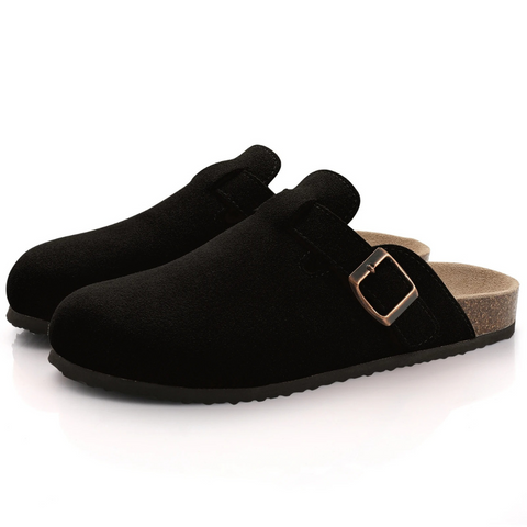 Zachte dames instappers met antislip zool, ideaal voor veiligheid en voetcomfort in huis.