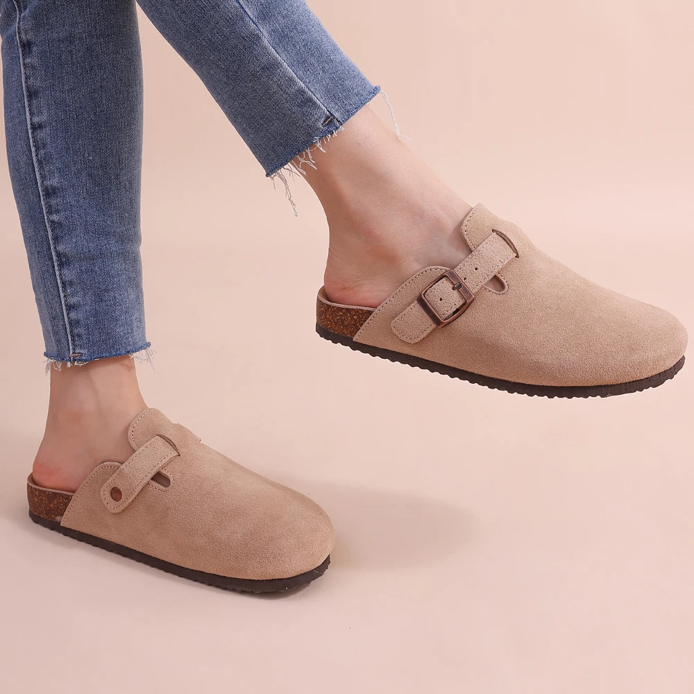 Dames orthopedische comfort slippers met voetondersteuning voor gezond en stijlvol lopen in zomer en lente.