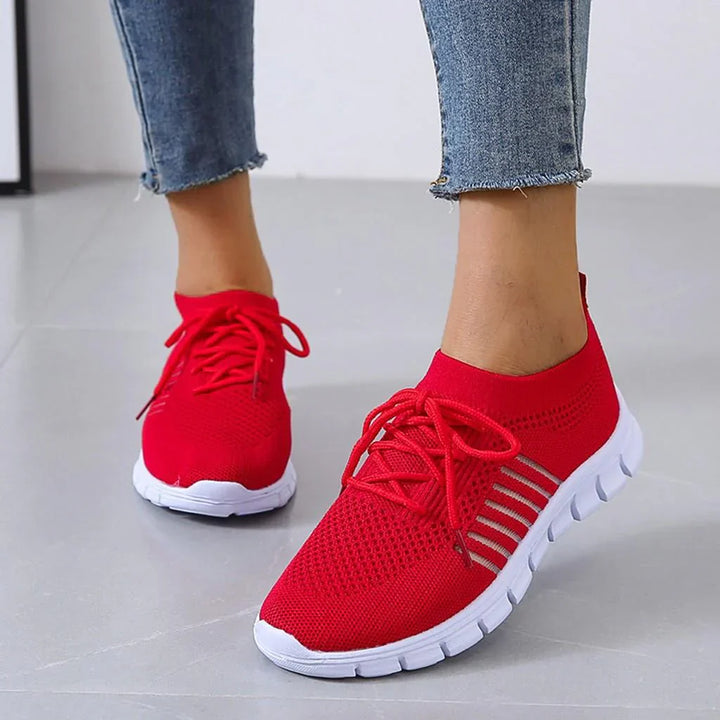 Ademende dames sneakers, perfect voor gezonde voeten en langdurig comfort bij dagelijks gebruik.
