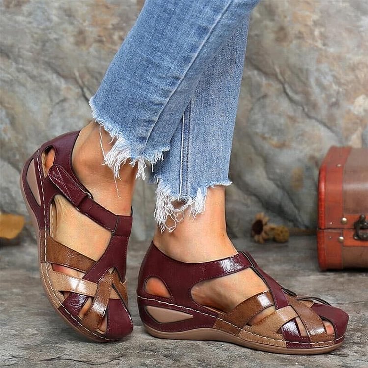 Verstelbare Sophia comfortsandalen voor dames, bieden optimale ondersteuning en pijnvrije stappen.