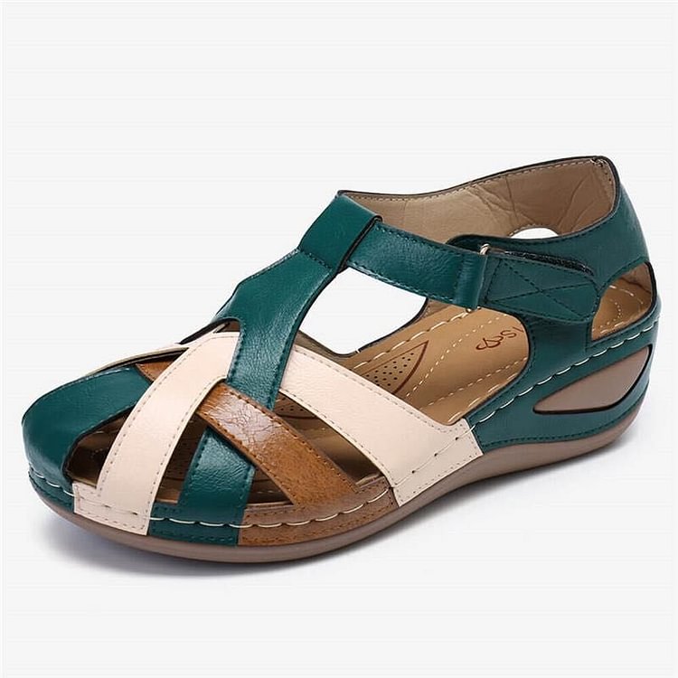 Dames Sophia sandalen, orthopedisch ontworpen voor voetpijnverlichting en dagelijks voetcomfort.
