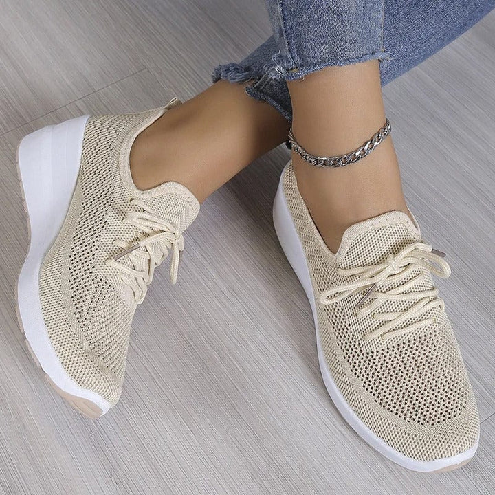 Dames orthopedische comfortschoenen met voetboogsteun, ideaal voor voetpijn, hallux valgus & plantar fasciitis.