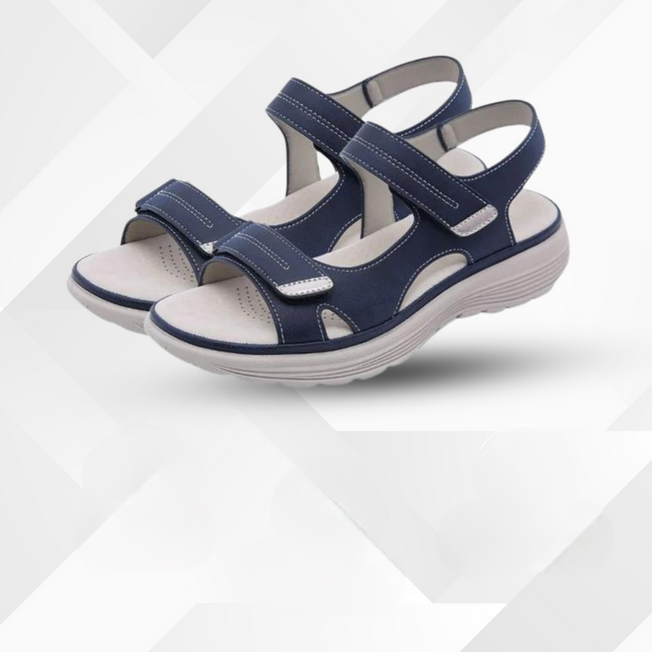 Orthopedische dames sandalen Celina, bieden hallux valgus pijnverlichting en optimaal comfort voor de zomer.