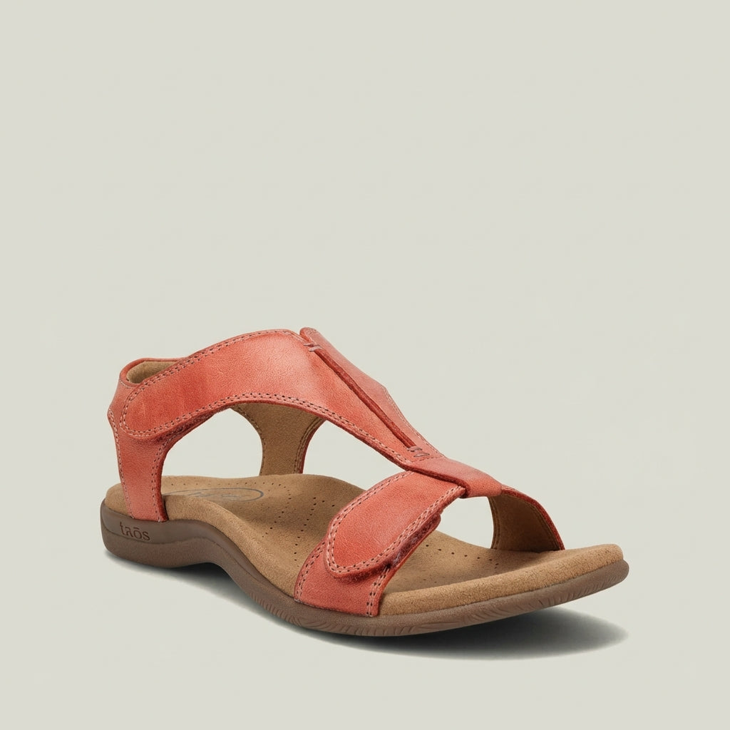 Orthopedische dames sandalen, combineren stijlvol design met verstelbaar voetcomfort voor elke dag.