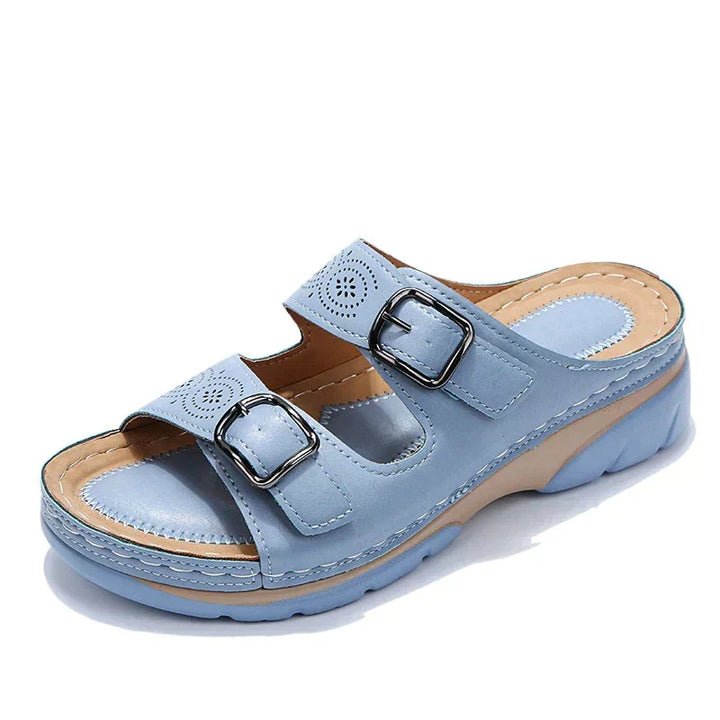 Elena orthopedische sandalen, combineren modieuze stijl met ultiem voetcomfort voor dames.