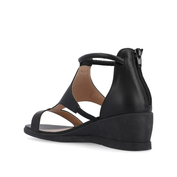 Zomerse dames orthopedische sandalen met comfortabele wigzool en trendy T-band voor optimale voetondersteuning.