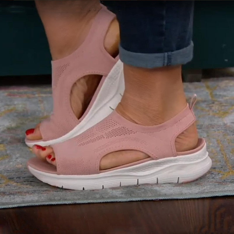 Dames orthopedische sandalen voor comfort en pijnverlichting, ideaal voor voetondersteuning.