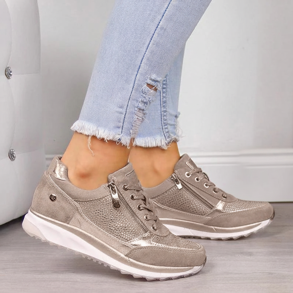 Orthopedische dames sneakers, ultiem comfort en essentiële ondersteuning voor elke activiteit.