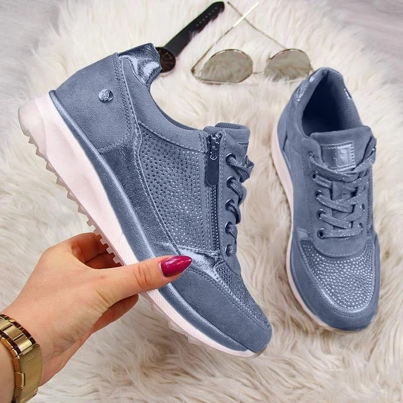 Dames wandelsneakers orthopedisch, bieden comfort en steun bij elke stap.