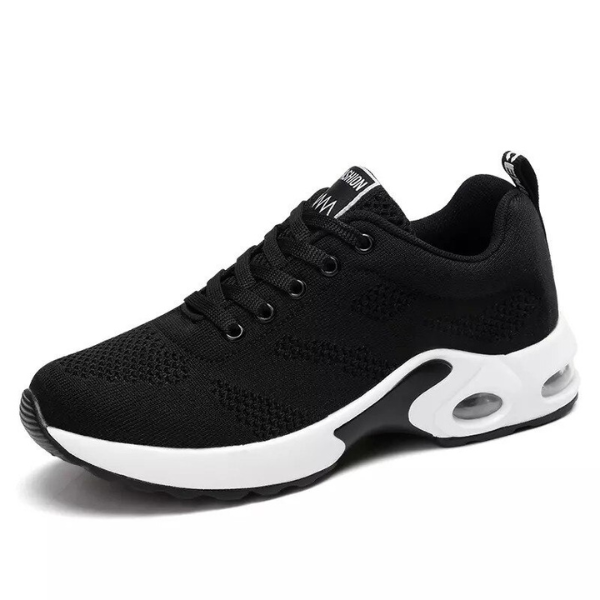 Orthopedische damessneakers met geavanceerde schokdemping voor pijnvrij en comfortabel lopen.