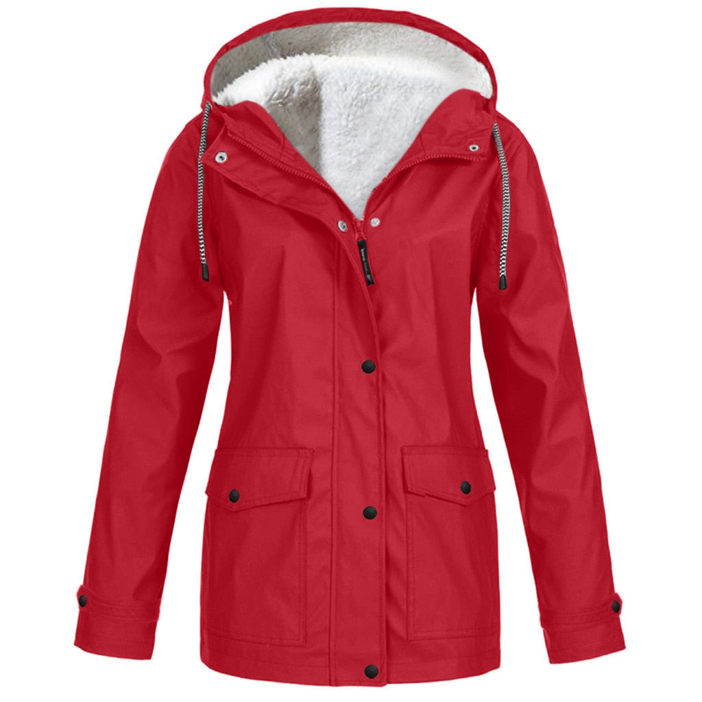 Dames overgangsjas Jeanne, zacht gevoerd voor extra comfort, perfect voor onvoorspelbaar weer.