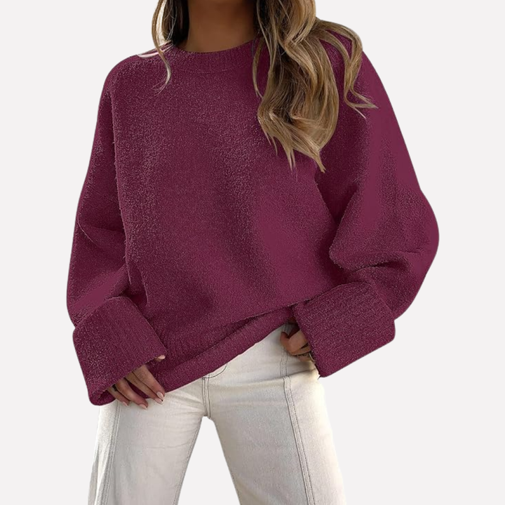 Dagelijkse casual damesmode: oversized chunky pullover trui voor comfort en warmte.