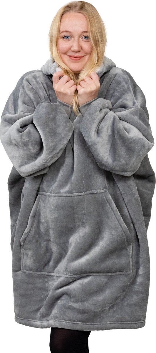 Warme dames dekenhoodie, één maat, perfect als cadeau voor ultiem comfort.