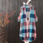Blauw Rood Geruit