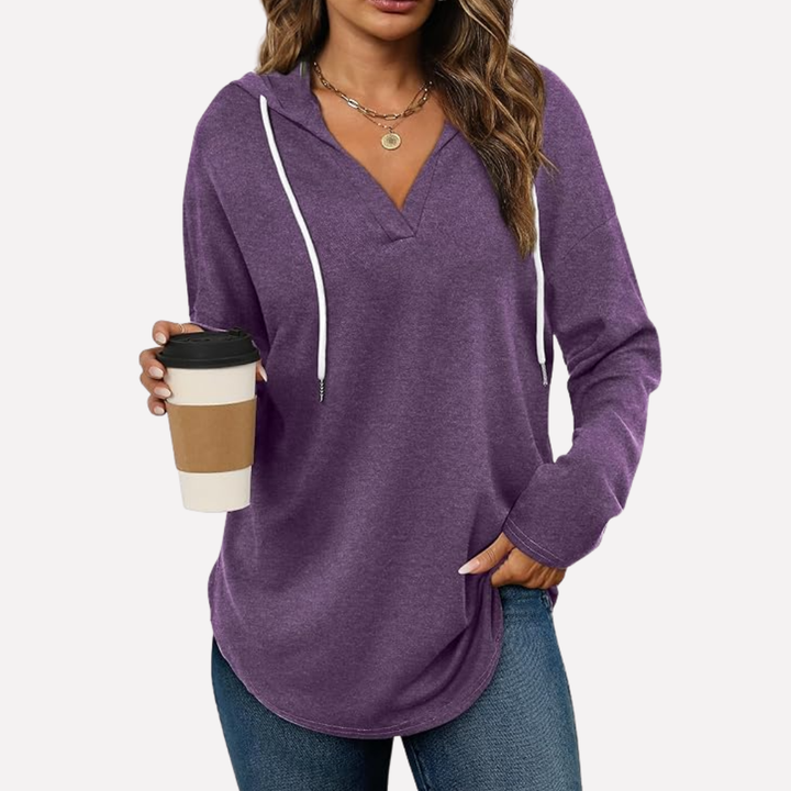 Comfortabele herfst winter dames hoodie, oversized en stijlvol.