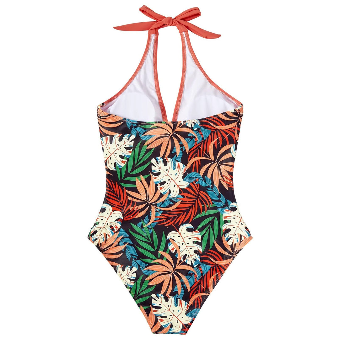 Elegante dames push-up bikini set, hoge taille. Modieuze strandmode voor een stijlvolle zomer.