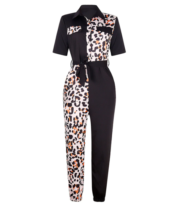 Comfortabele dames jumpsuit Velia, retro stijl met knopen, perfect voor lente en zomercollectie.