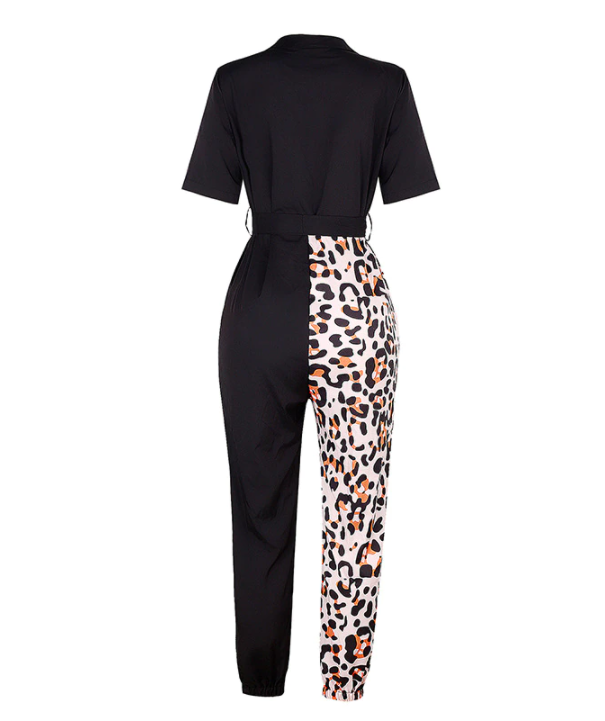 Veelzijdige dames retro jumpsuit met knoopsluiting, lange mouwen; een elegante outfit voor elke gelegenheid.